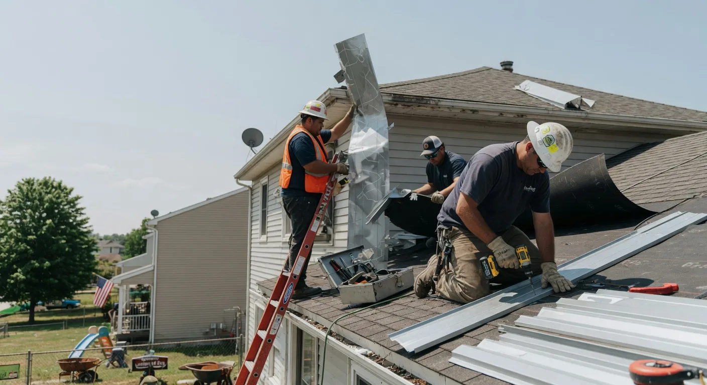 Metal Roof Repair in Carter Lake, IA
